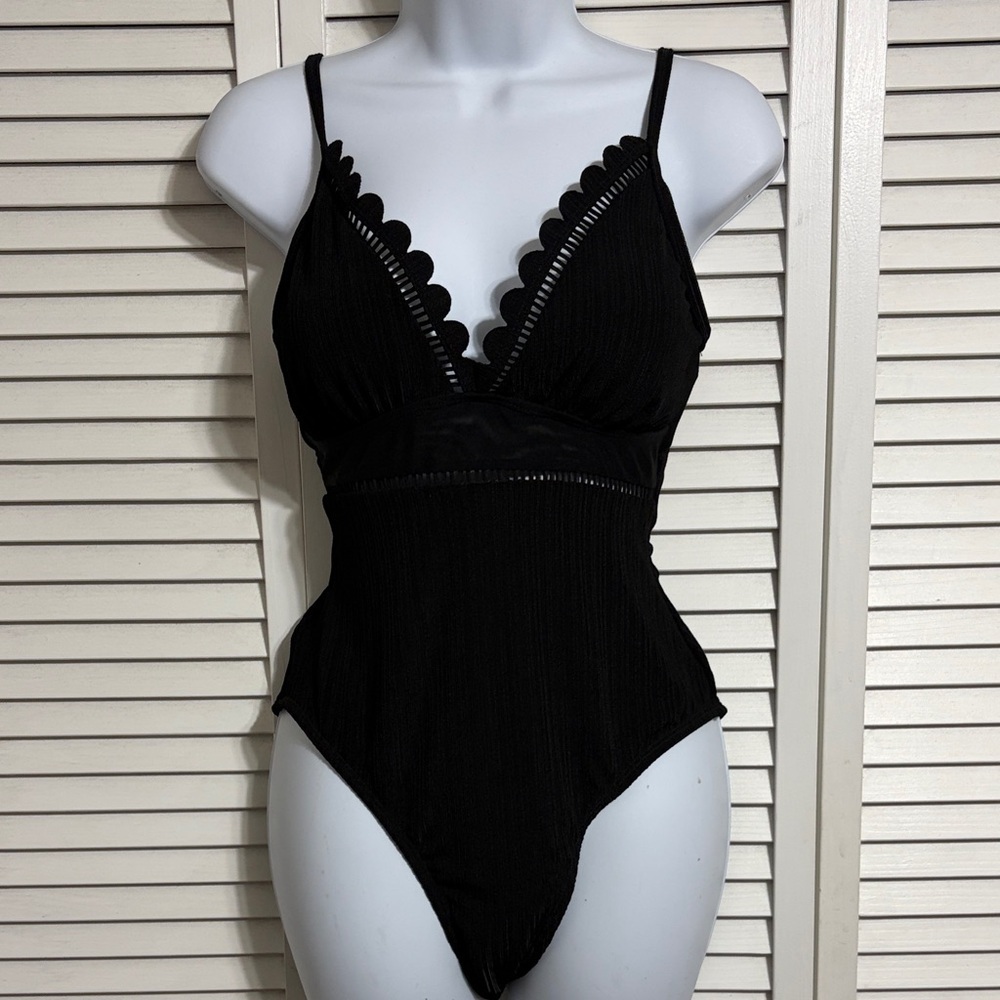 Cupshe Feel the Rush Black One-Piece Swimsuit - Picture 13 of 16